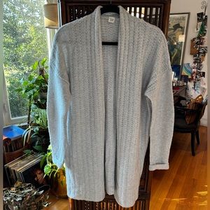 GAP OPEN CARDIGAN - GREY